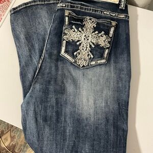 Grace Dark Blue Denim Jeans 19x 36